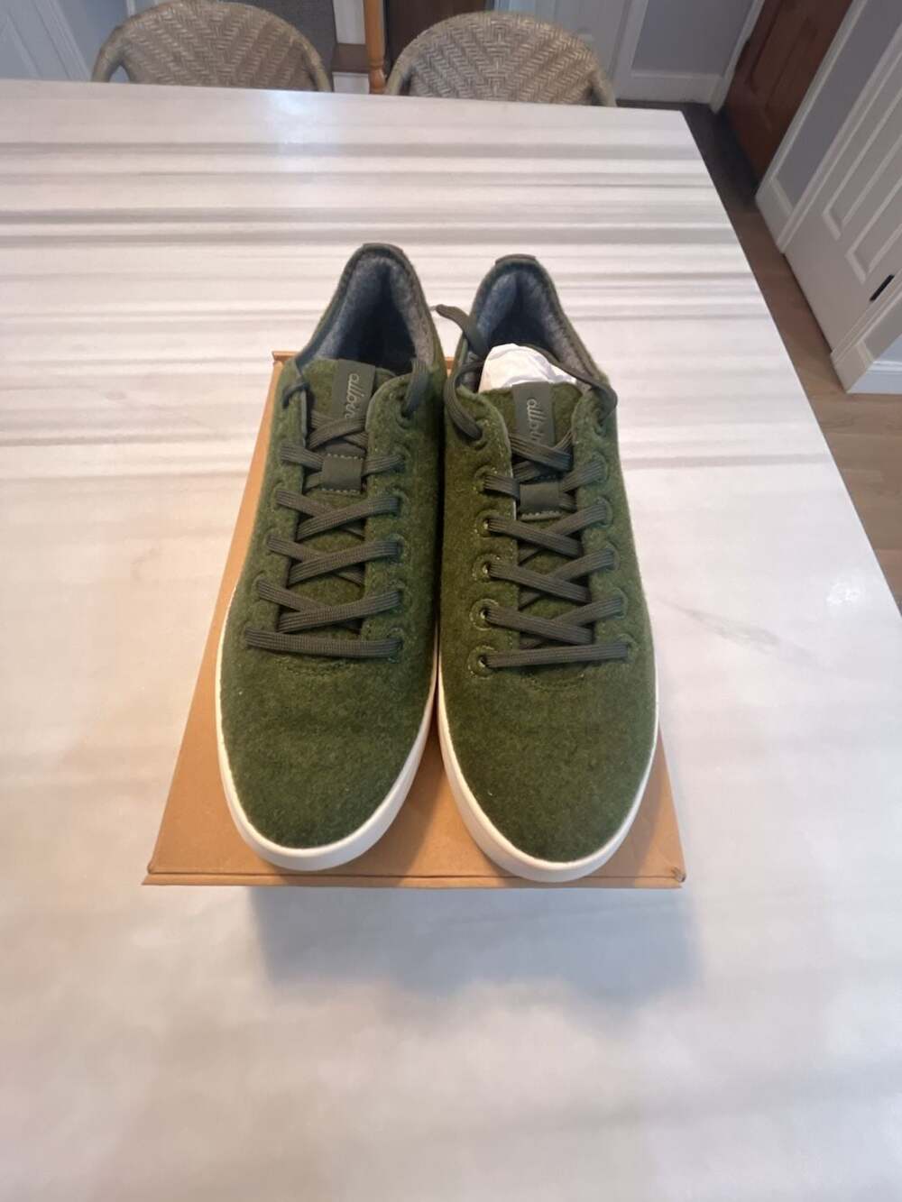 Allbirds Wool Cruiser Men's Forest Green Sneakers Size 13